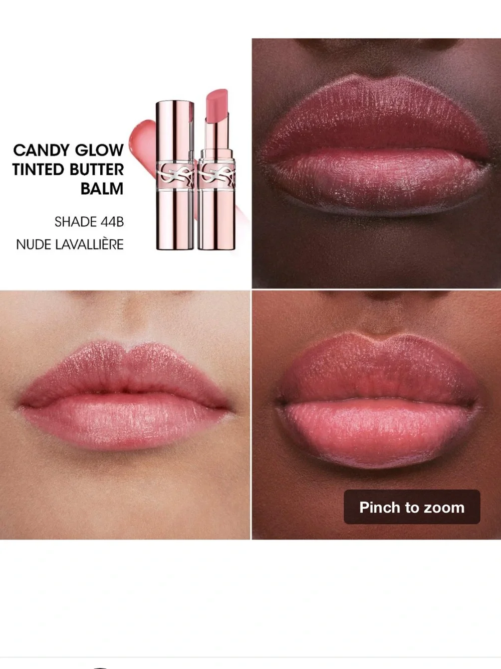 YSL lip balm & lipstick 2 pc
